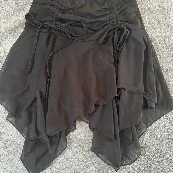 Black Flowy Skirt - Picture 1 of 4